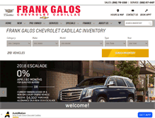 Tablet Screenshot of frankgalos.com